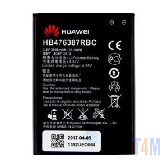 BATERIA HB476387RBC HUAWEI HONOR 3X G750 B199